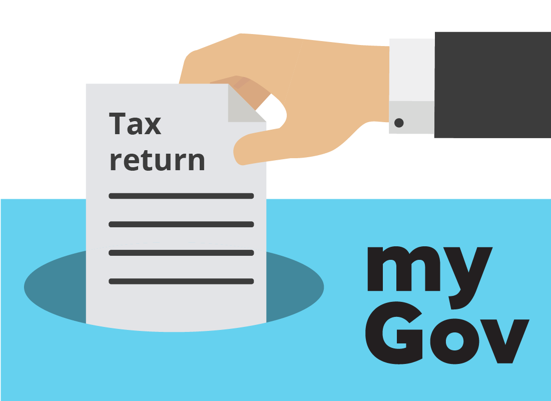 Submitting a tax return can be done in a couple of clicks using myGov.