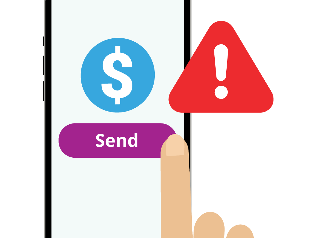 Sending money via an online trasnfer
