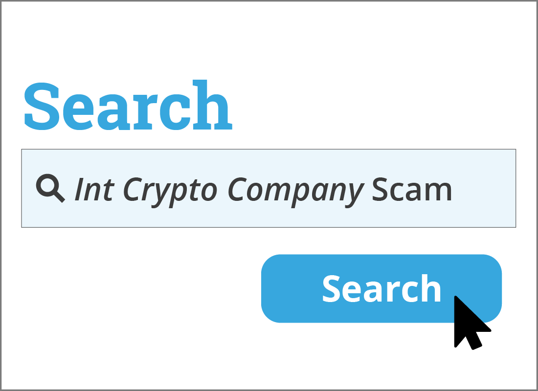 Conducting a search on a crypto brokering company