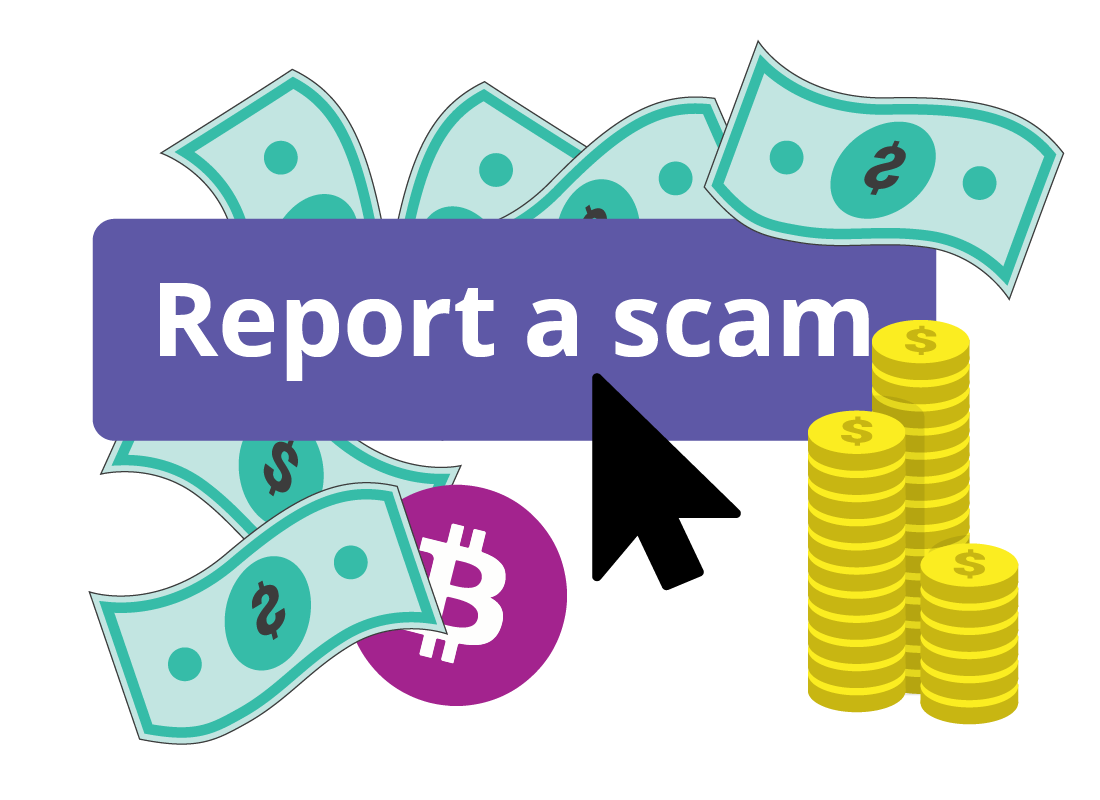 Report crypto scams and update your details | Learning Module | Crypto scams  Online Course