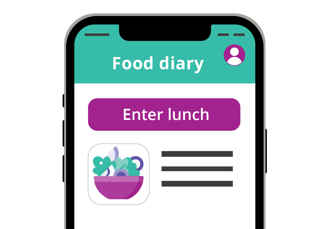 keeping a food diary 
