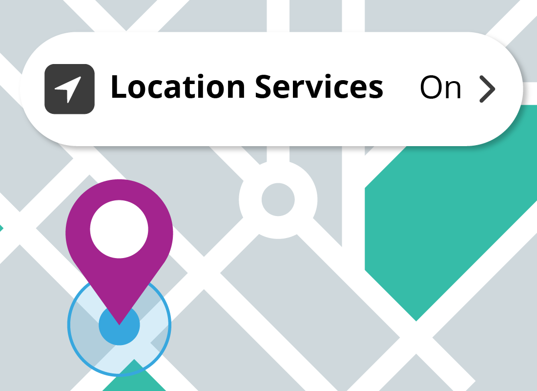 viewing your location on a map