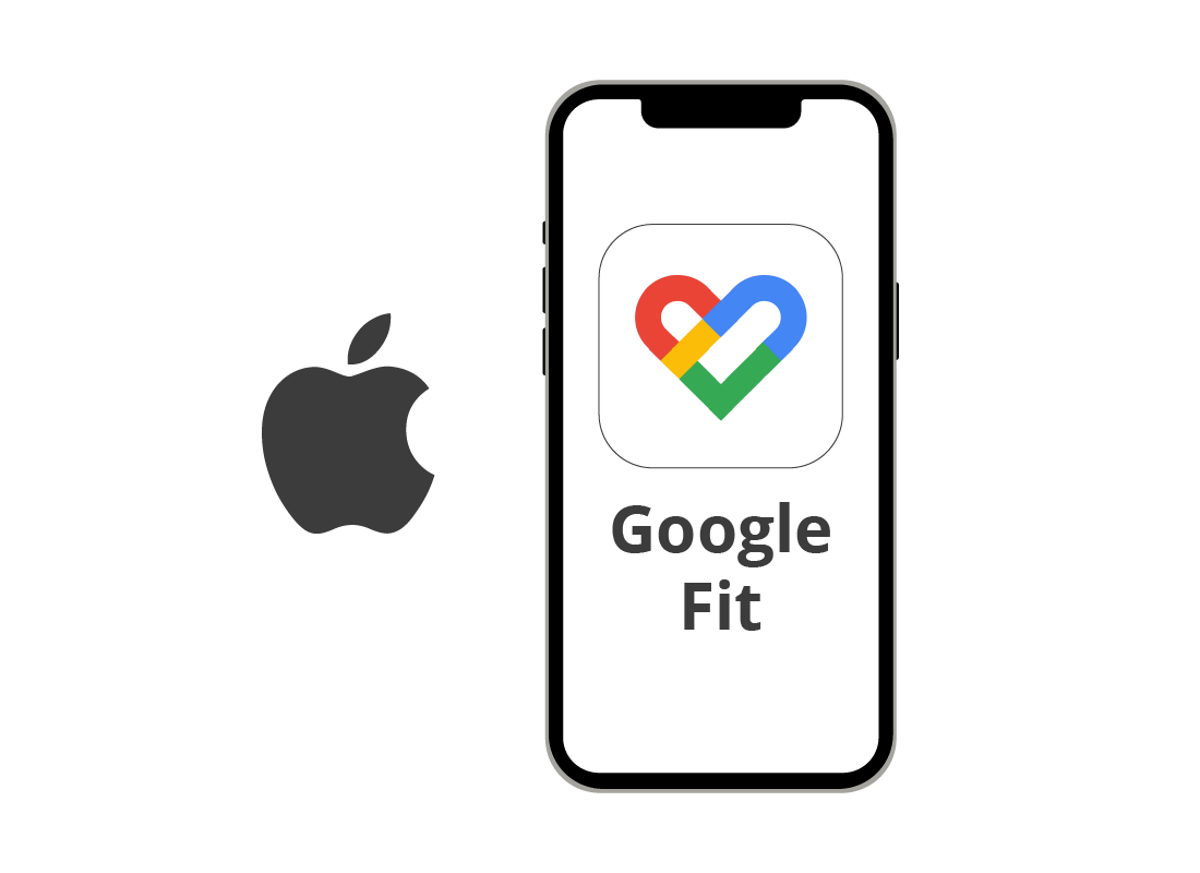 the Google fit app on an iPhone