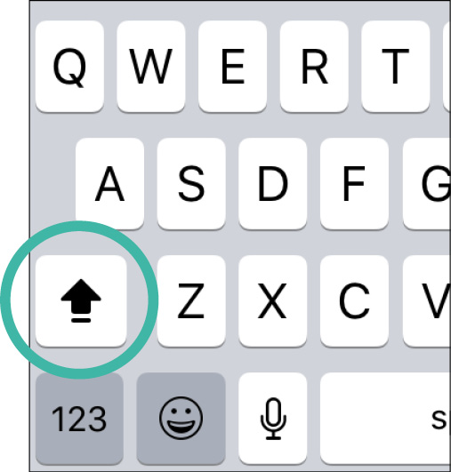 Using the on-screen keyboard