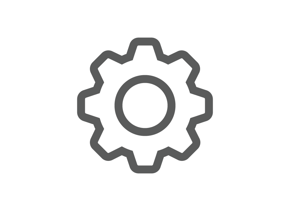 The Settings cog icon