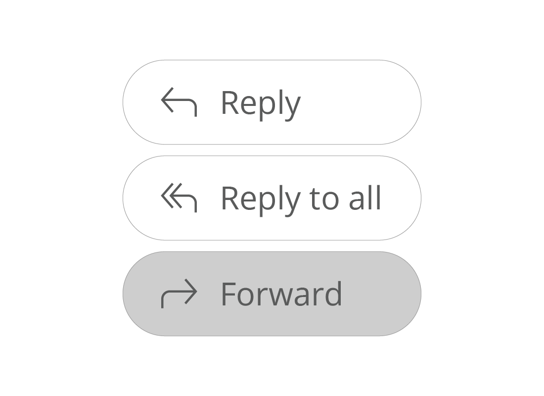 The Gmail Forward button