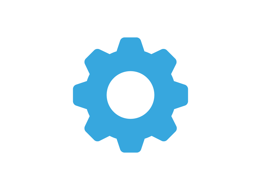 A typical Settings icon that looks like a cog wheel
