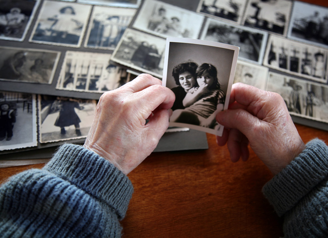 A treasured family photo from days gone by