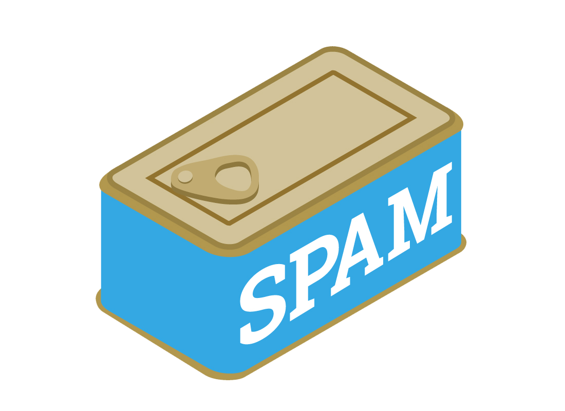 An illustration of a can of spam