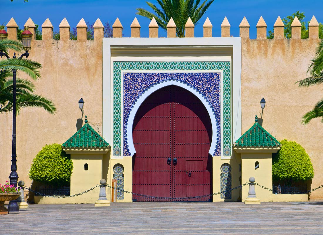 A colourful Moroccan scene