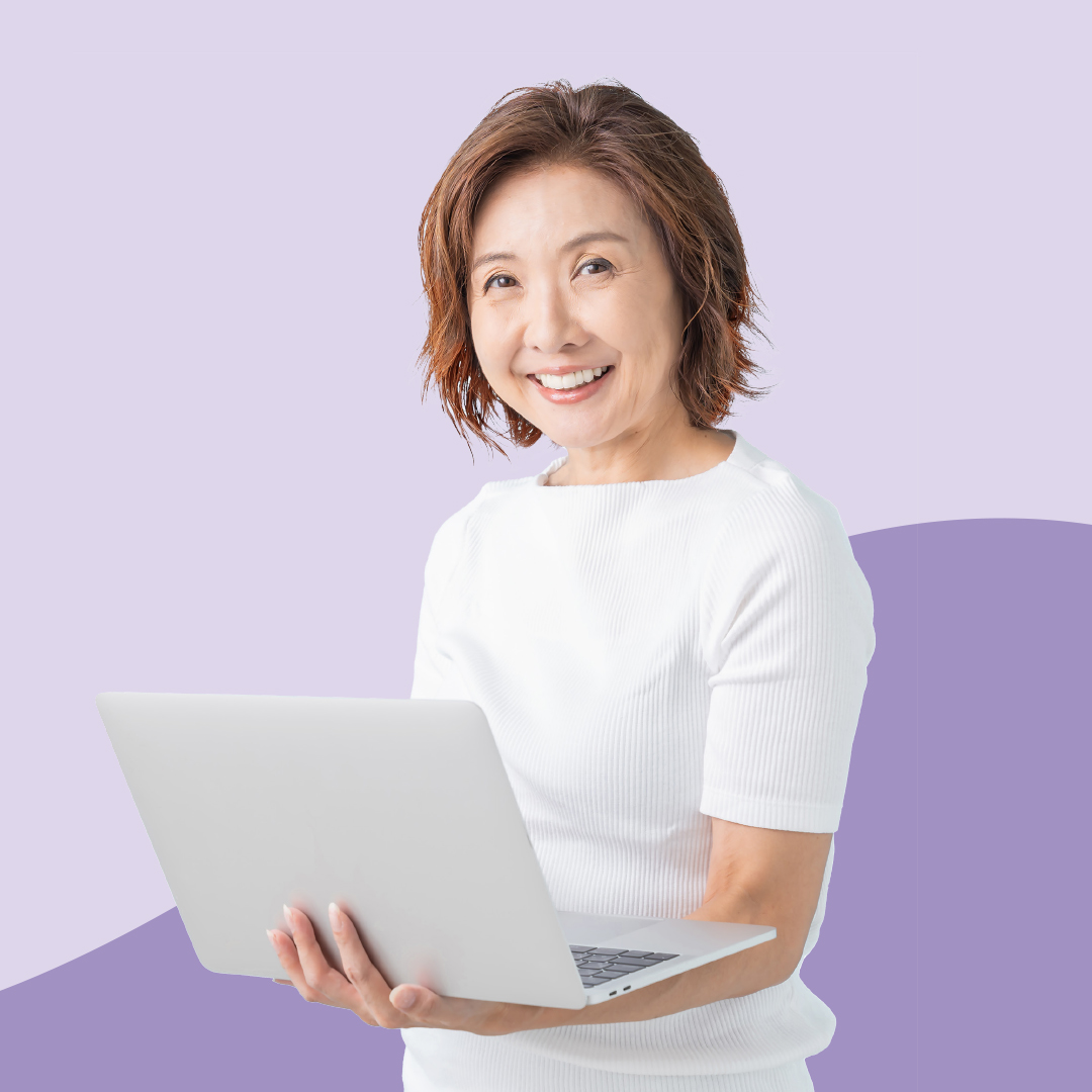 A using a laptop accessing multiple websites